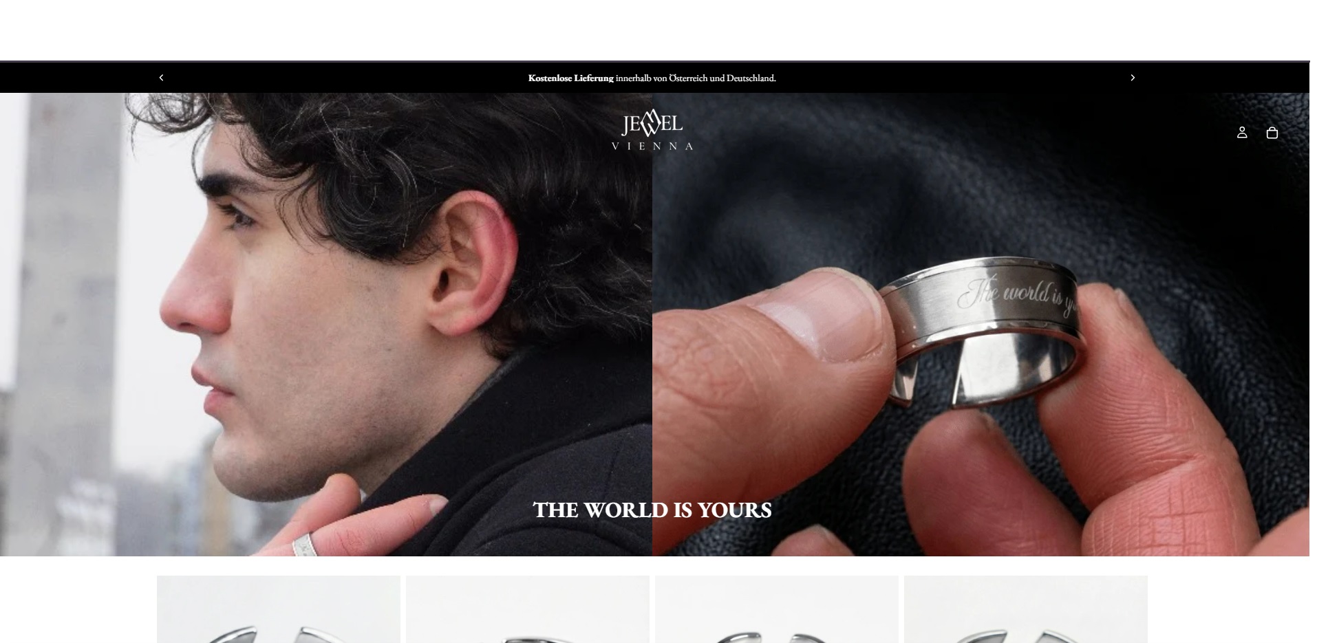 Viennajewel Website Vorschau